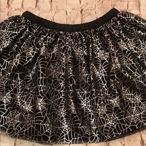 New - Cat and Jack - 5T Girls spiderweb skirt